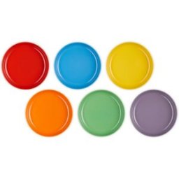 Le Creuset Set 6 Platos hondos Coupé Arcoiris . Multicolor