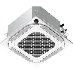 Midea Aire acondicionado cassette Inverter con 3.027,2 Frig/h y 3.276,6 Kcal/h, Monofásico - MCAU-35(12)N8Q-2. Blanco