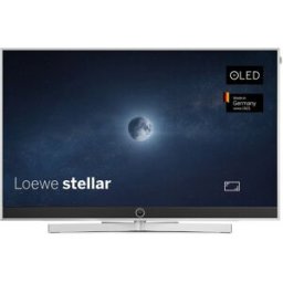 Loewe TV OLED 121 cm (48'') stellar 48 dr+, UHD 4K, HDR, dr 500 GB Wi-Fi y Smart TV con barra sonido 80W. Aluminio-Hormigón