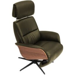 El Corte Inglés Sillón relax eléctrico de piel semi anilina Ford . Verde