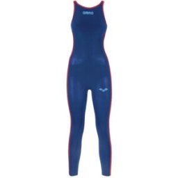 Arena Traje de competición de natación de mujer Powerskin R-EVO+OW . (S-M) Azul Océano