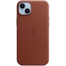 Apple Funda de piel color ocre oscuro con MagSafe para el iPhone 14 Plus. Ocre oscuro