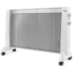 Taurus Radiador de mica PRMB 2400 3 intensidades y termostato regulable. Blanco