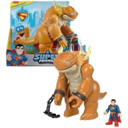 Imaginext Fisher-Price Juguete de Superman con luces sonidos y movimiento DC Super Friends .