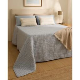 El Corte Inglés Edredón algodón Handa. (Cama 180 cm) Azul