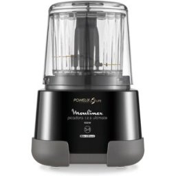 Moulinex Picadora Ultimate, 5 en 1: Pica, Tritura, Mezcla, Muele, Semibate. Negro