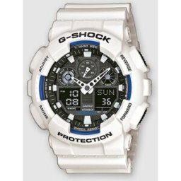 Casio Reloj de hombre G-SHOCK GA-100B-7AER Luz LED automática Antimagnético. Blanco