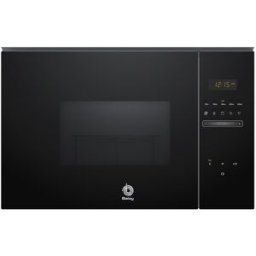 Balay Microondas integrable 20 litros y grill Serie Cristal- 3CG5172. Cristal negro