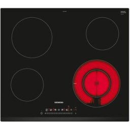 Siemens Placa vitrocerámica iQ300, 4 zonas - ET631FFP8E. Negro