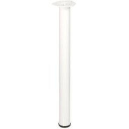Nesu Pata Regulable Acero Redonda. (710 mm) Blanco
