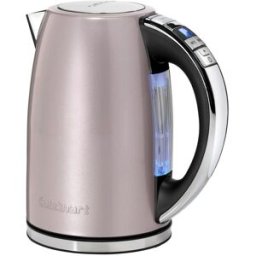 Cuisinart Hervidor de agua CPK17PIE de acero inoxidable con capacidad de 1.7 litros. Rosa