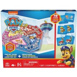 Spin Master Juego Pop Up y Memory Patrulla Canina .