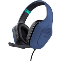 Trust Auriculares Gaming con micrófono GXT415 ZIROX azul. Azul