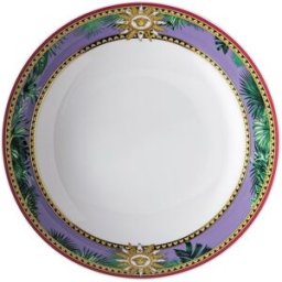 Versace Plato hondo Jungle . Lila