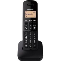 Panasonic Teléfono inalámbrico single KX-TGB610SP Dect negro. Negro
