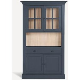 El Corte Inglés Vitrina con 2 puertas, 1 hueco y 1 cajón Limoux . Gris azulado
