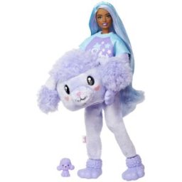 Barbie Cutie Reveal Muñeca con disfraz de caniche.