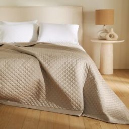 El Corte Inglés Edredón satén algodón Diamond . (Cama 90 cm) Perla-gris