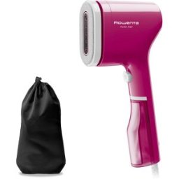 Rowenta Cepillo de vapor vertical Pure Pop higieniza y plancha. Rosa