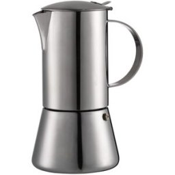 El Corte Inglés Cafetera italiana de acero inoxidable apta inducción . (10 Tazas) Acero
