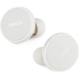 Denon Auriculares True Wireless PerL Pro con Bluetooth, cancelación activa de ruido adaptativa. Blanco