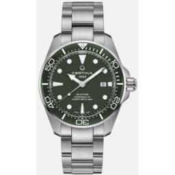 Certina Reloj de hombre Automático DS ACTION DIVER C0326071109100 de acero. Verde
