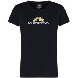la sportiva Camiseta de escalada de mujer Brand Tee Black . (XS) Negro