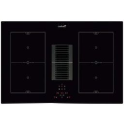 Cata Placa inducción extractor integrado - AS750/B E-TECH2. Negro
