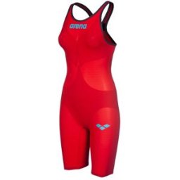 Arena Traje de competición de natación de mujer Powerskin Carbon Air . (S-M) Rojo