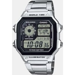 Casio Reloj de hombre AE-1200WHD-1AVEF de acero. Plata