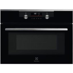 Electrolux Horno compacto con esmalte de fácil limpieza, 23 funciones- CKM806CX. Cristal negro/inox
