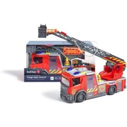 Roll Run Camión de bomberos SCANIA con luz, sonido y bomba de agua Fuego bajo control .