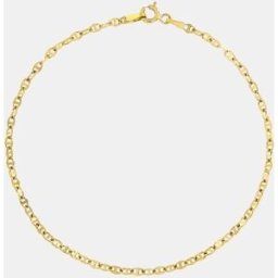 El Corte Inglés Pulsera cadena martillada de oro. Oro