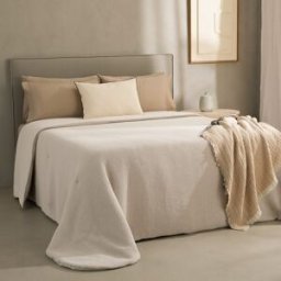 El Corte Inglés Edredón algodón Gavin . (Cama 150 cm) Gris