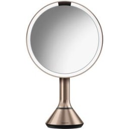 Simplehuman Espejo cosmético de sobremesa LED con sensor . Rosa oro