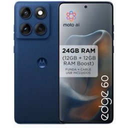 Motorola edge 60 12 GB + 512 GB móvil libre. (512 GB + 12 GB RAM) PANTONE Gibraltar Sea