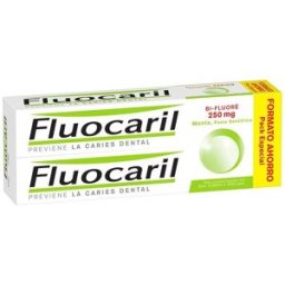Fluocaril Duplo Pasta de dientes anti-caries Bi-Fluoré Sabor Menta .