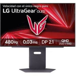 LG Monitor PC Gaming 67cm (27') UltraGear 27GX790A-B, 480Hz, QHD (Reacondicionado Grado A). Gris