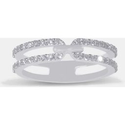El Corte Inglés Anillo de oro y diamantes. (12) Blanco