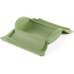 Lékué Estuche de vapor de silicona con capacidad para 2 personas . Verde
