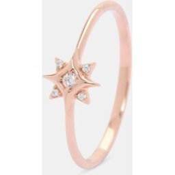 El Corte Inglés Anillo de oro y diamantes. (14) Rosa