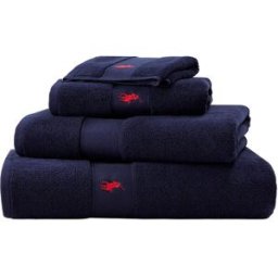 Ralph Lauren Home Toalla de baño algodón 600 gr/m2 Polo Player 24 . (Lavabo) Marino