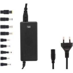 TNB Cargador universal T'nB 65 W / 19 V para portátiles. Negro