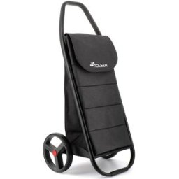 Rolser Carro de la compra Com Tweed Polar 8 Black Tube . Negro