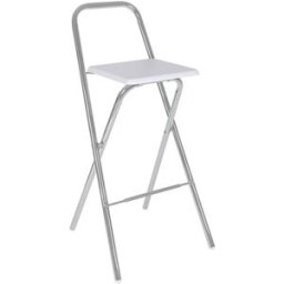El Corte Inglés Taburete alto plegable Tauton. Crema
