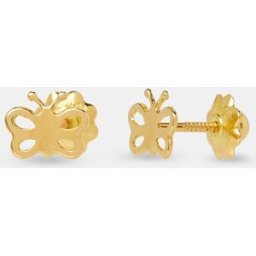 El Corte Inglés Pendientes de niña Mariposa de oro. Oro