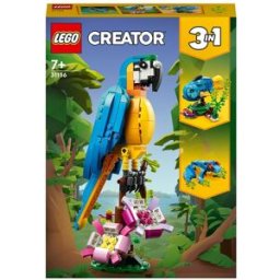Lego Animales de Juguete para Construir Loro Exótico Creator 3 en 1 - 31136.