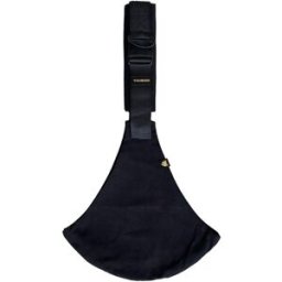 WILDRIDE Portabebé bandolera lino colección Linen. Negro niño