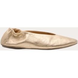 Marsell Bailarinas de cuero. (36) Oro