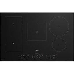 Beko Placa de inducción con 5 zonas de cocción y 1 zona IndyFlex - HII85770UFT. Negro